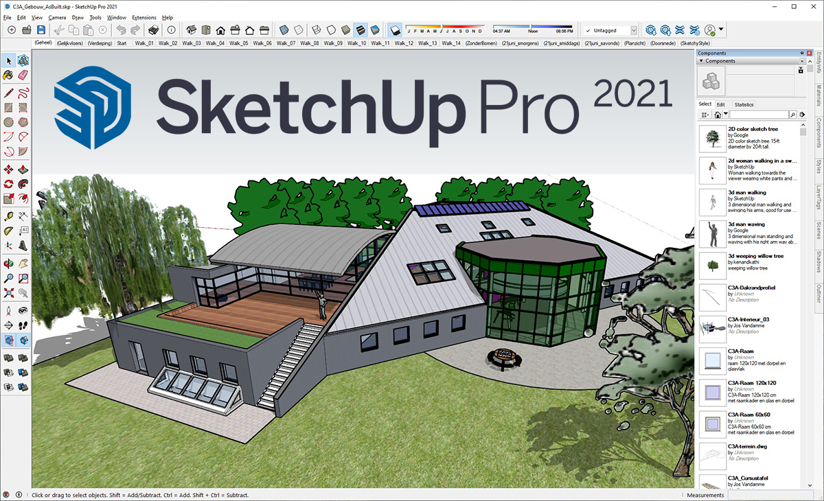 Tải SketchUp Pro 2021 Full và Portable. Link Google Drive
