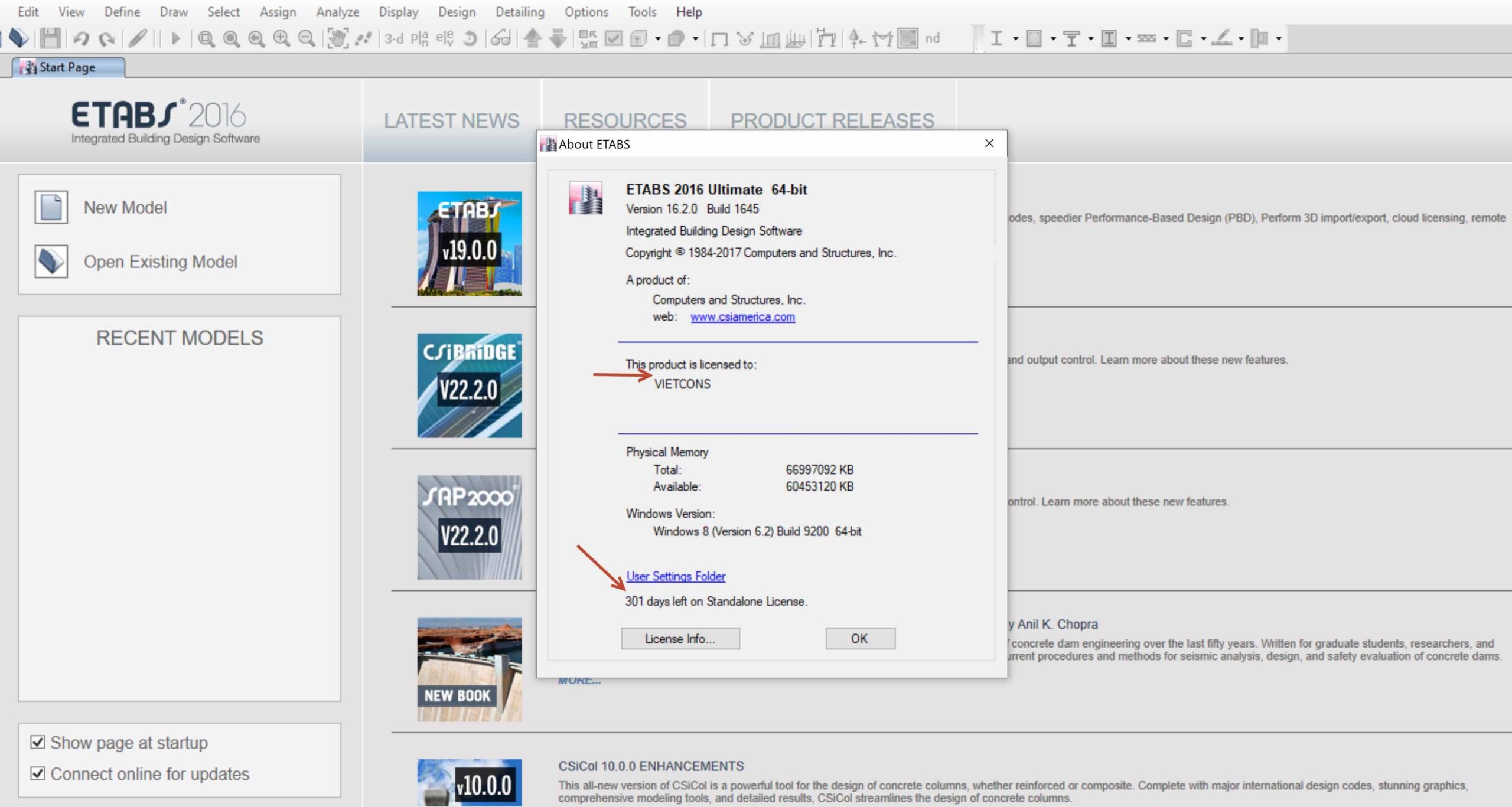 Tải CSI ETABS 2016 Full Crack Miễn Phí Mới Nhất 2025 + Hướng Dẫn Cài Đặt A-Z